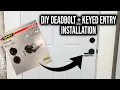 Defiant Freedom Deadbolt Keyed Entry Knob DIY Installation
