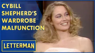 Cybill Shepherd Came Dressed In Only A Towel Letterman
