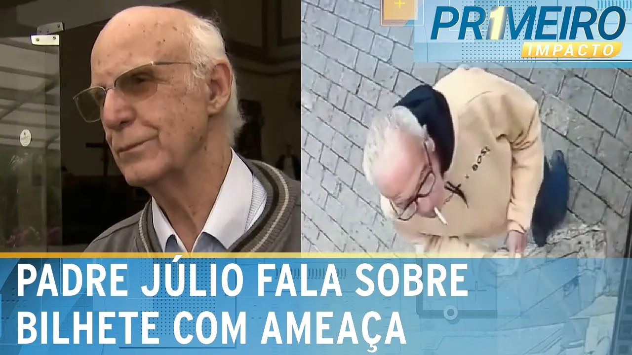 Idoso confessa ter escrito ameaça ao padre Júlio Lancellotti | Primeiro Impacto (28/08/23)
