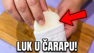 STAVILA JE LUK U ČARAPU I ZASPALA! Evo šta se dogodilo...