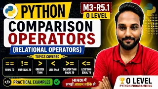 Python Comparison Operators Explained with Practical Relational Operators in Python
