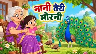 नानी तेरी मोरनी को  | Nani Teri Morni Ko Mor Le Gaye | Hindi Rhymes For Kids | Nursery Rhymes