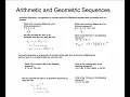 Free Test Prep Online ACT Math Intermediate Algebra 10 Arithmetic and Geometric Sequences