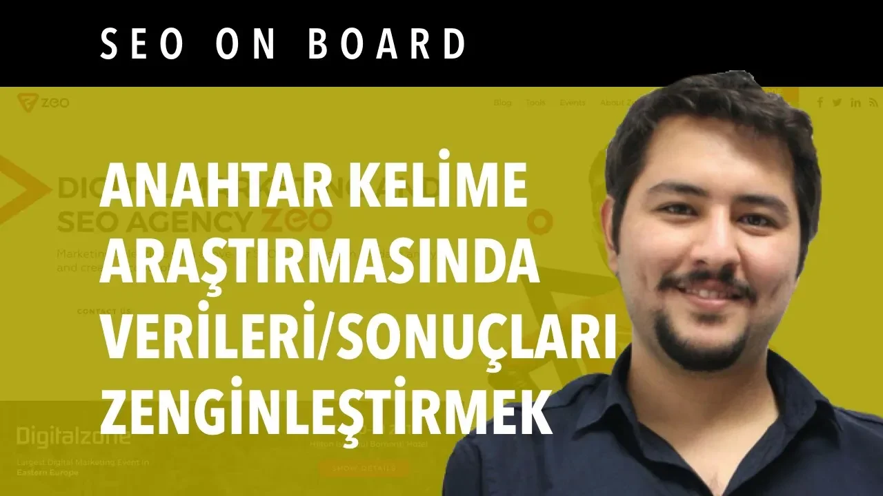 Anahtar Kelime Araştırmasında Verileri ve Sonuçları Zenginleştirmek