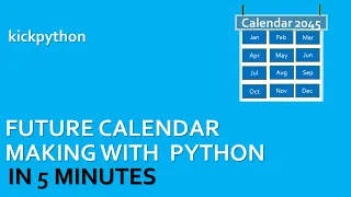 Make Future Calendar Python