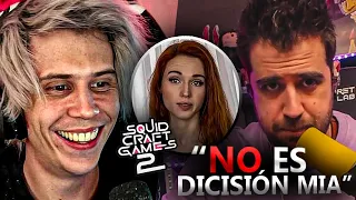 RUBIUS INVITA a AMOURANTH a LOS SQUID GAMES pero a AURON NO LE HACE MUCHA GRACIA...