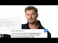 Video di Chris Hemsworth per WIRED