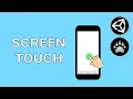 touch controll in unity
