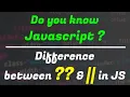 How to handle null or undefined value in js fn Javascript Hacks Difference between and