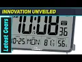 WallarGe Auto Digital Wall Clock Perfect for Elderly Office