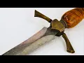 Download Lagu Dragonhide Damascus quillon dagger from bearing balls