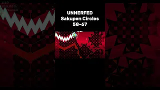 I Did The HARDEST Spam Part In Sakupen Circles 58 67 Geometrydash Impossible Gd 