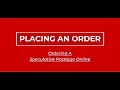 Ordering Underclass Speculative Package Online