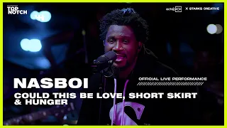 echoo room topnotch nasboi live rooftop performance could this be love short skirt hunger games