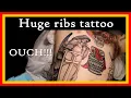 He got his WHOLE RIBS tattooed