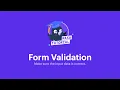 Form Validation Rasa Tutorial