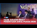 Lagu Hasil Sidang Isbat Penentuan Awal Puasa 2026