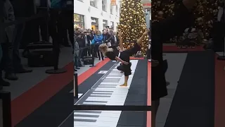 Toccata And Fugue Johann Sebastian Bach Big Floor Piano Nürnberg Germany  Toccata And Fugue Johann Sebastian Bach Big Floor Piano Nürnberg Germany