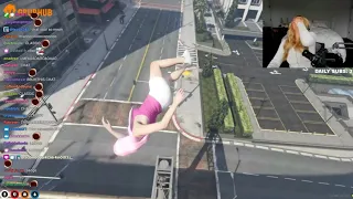 BrookeAB gets JEBAITED by chat to press F for CINEMATIC VIEW GTA V RP NoPixel 3 5