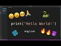 Hello World in Python Tutorial Introduction to Python English