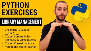 OOP Python Exercise Library Management in Python Beginner Level With Challenges Application