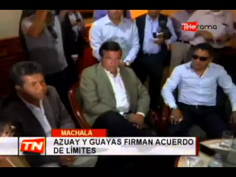 Azuay y Guayas firman acuerdo de límites