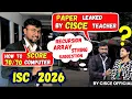ISC COMPUTER 2026 How to Recursion STRING Inheritance CISCE Teacher s Paper Leaked