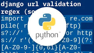 How to validate a url in Python Malformed or not