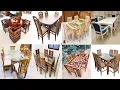 Modern Dining Table Designs ideas 2024 Dining room Decorating ideas wood and glass top dining