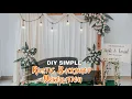 Download Lagu DIY SIMPLE BACKDROP RUSTIC DECORATION