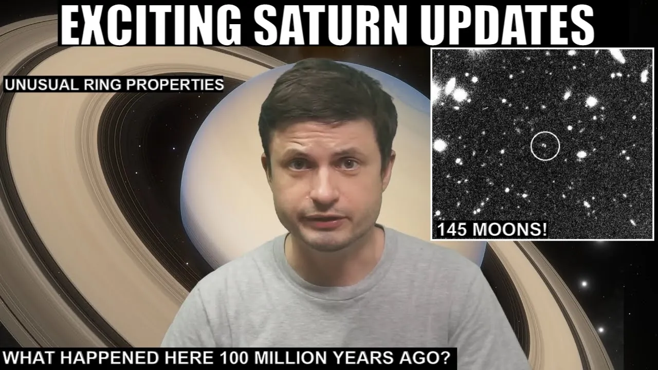 Saturn Now Has 145 Moons and Unusual Findings About the Rings