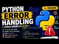 Python Error Handling Explained Try Except Else Finally Python Tutorial Techifo
