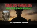 USMC OCS Knowledge What You re REQUIRED to Know
