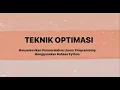 TUGAS TEKNIK OPTIMASI LINEAR PROGRAMMING PYTHON