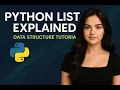 Python Lists Explained - Data Structure Tutorial