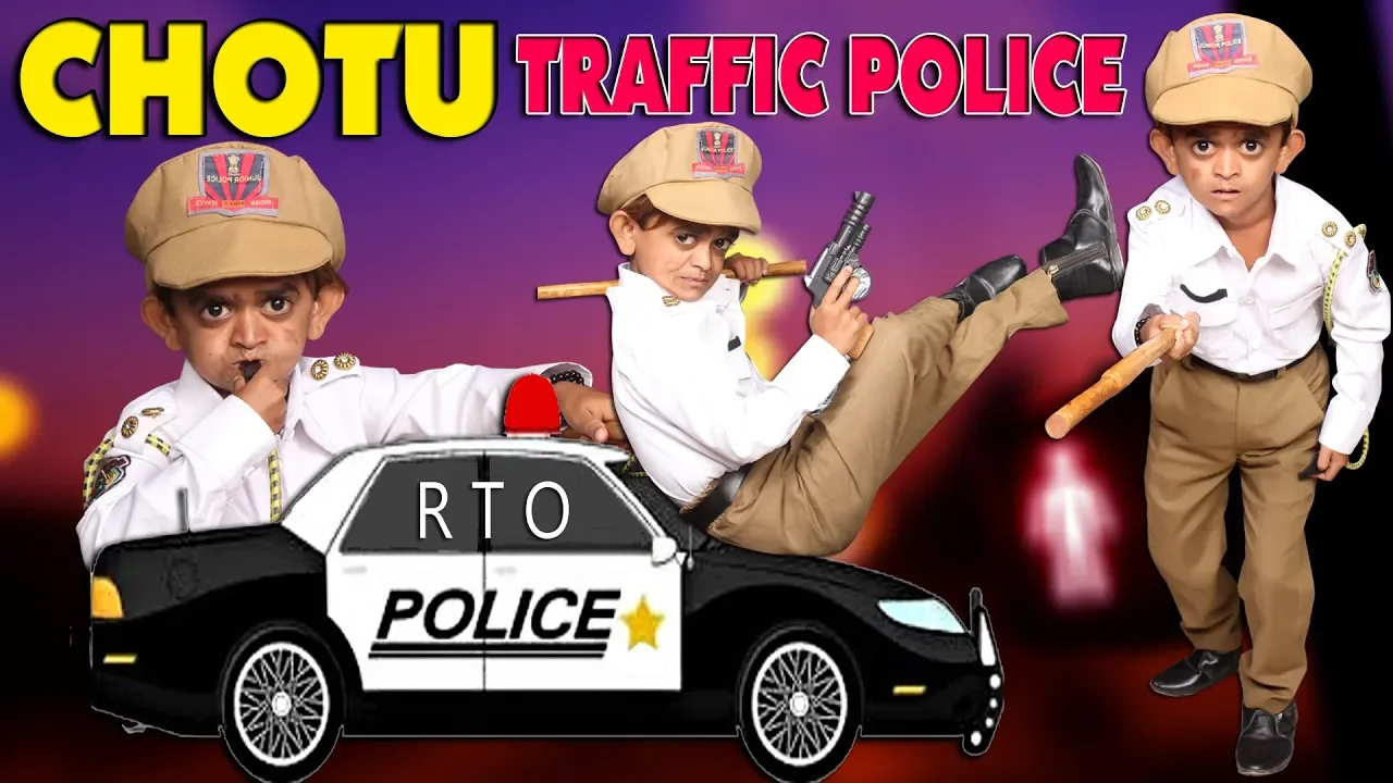 CHOTU KI TRAFFIC POLICE | छोटू छोटू की ट्रैफिक पुलिस | Khandesh Hindi Comedy | Chotu Comedy Video