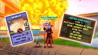 Wizard101 NEW MAY CAST FOR FIRE WIZARDS - May Cast Incindiate