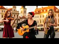 Download Lagu (Trìo de Alma 80) Soulful Sunset Street Jam – Flamenco Guitar, Violin \u0026 Saxophone Magic in Europe