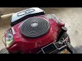 Briggs and Stratton 19 5 opposed twin cold start
