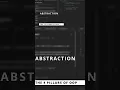 The Four pillars of Object Oriented Programming - OOP