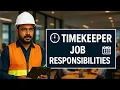 Time Keeper Boy Job Responsibilities How To Work Timekeeper In Office Timekeeper Job Interview