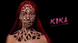All Eyez On Me Bodypainting Illusion