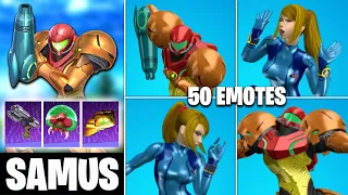 what if samus did 50 fortnite dances u0026 emotes
