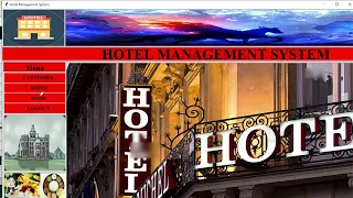 Hotel Management System using Python Tkinter MYSQL
