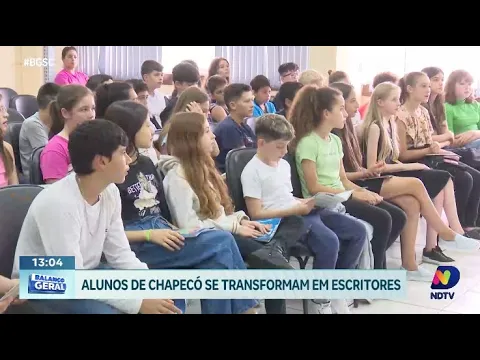 Histórias únicas: escola pública de Chapecó inspira alunos a escreverem seus próprios livros