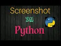 How to take Screenshots in python App for taking screenshot python projects priyansh Jain
