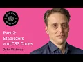 Basics of Quantum Error Correction II Stabilizers and CSS codes John Watrous QGSS 2025