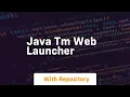 java tm web launcher