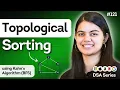 Topological Sorting using Kahn s Algorithm Graph - DSA Lecture 121