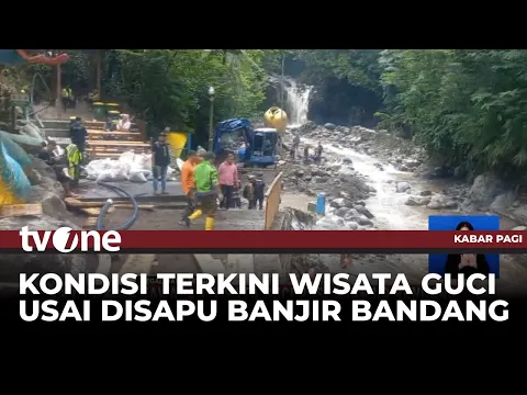Sempat Dipenuhi Material Pasir dan Pipa Air Panas, Begini Kondisi Kawasan Wisata Guci
